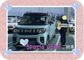 新年は新しい車で！スペーシアギアご納車です